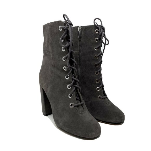 Vince Camuto 8.5 Teisha Lace Up Booties Victorian - Picture 4 of 10